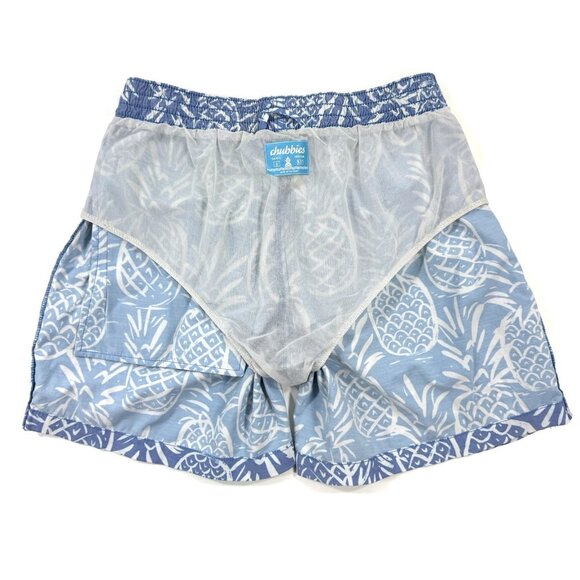 Chubbies The Thigh Napples Swim Trunks Mens Size Small 5.5" Mesh Lined Pineapple - Picture 6 of 14
